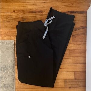 Figs medium tall black kade pants